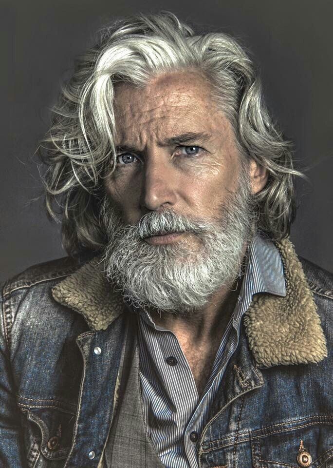 Old man long hair