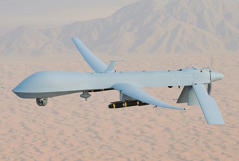 800px MQ 1 Predator armed with AGM 114 Hellfire missiles