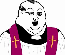 Image result for christian priest wojak