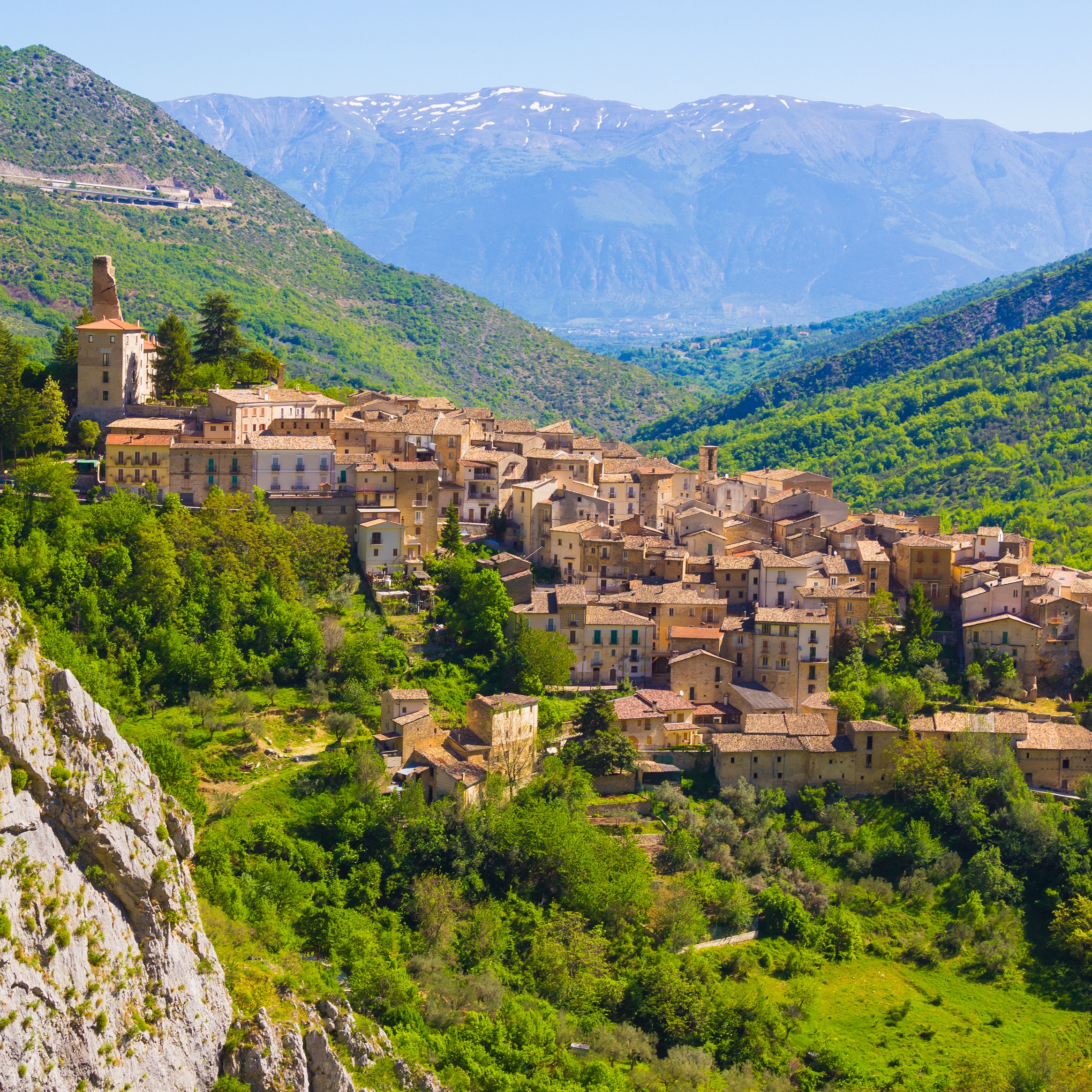 Small Towns in Italy Pacentro Abruzzo GettyImages 484276104