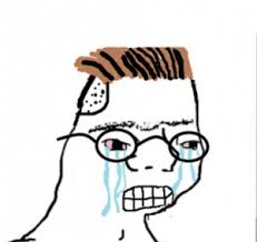 Crying hair wojak