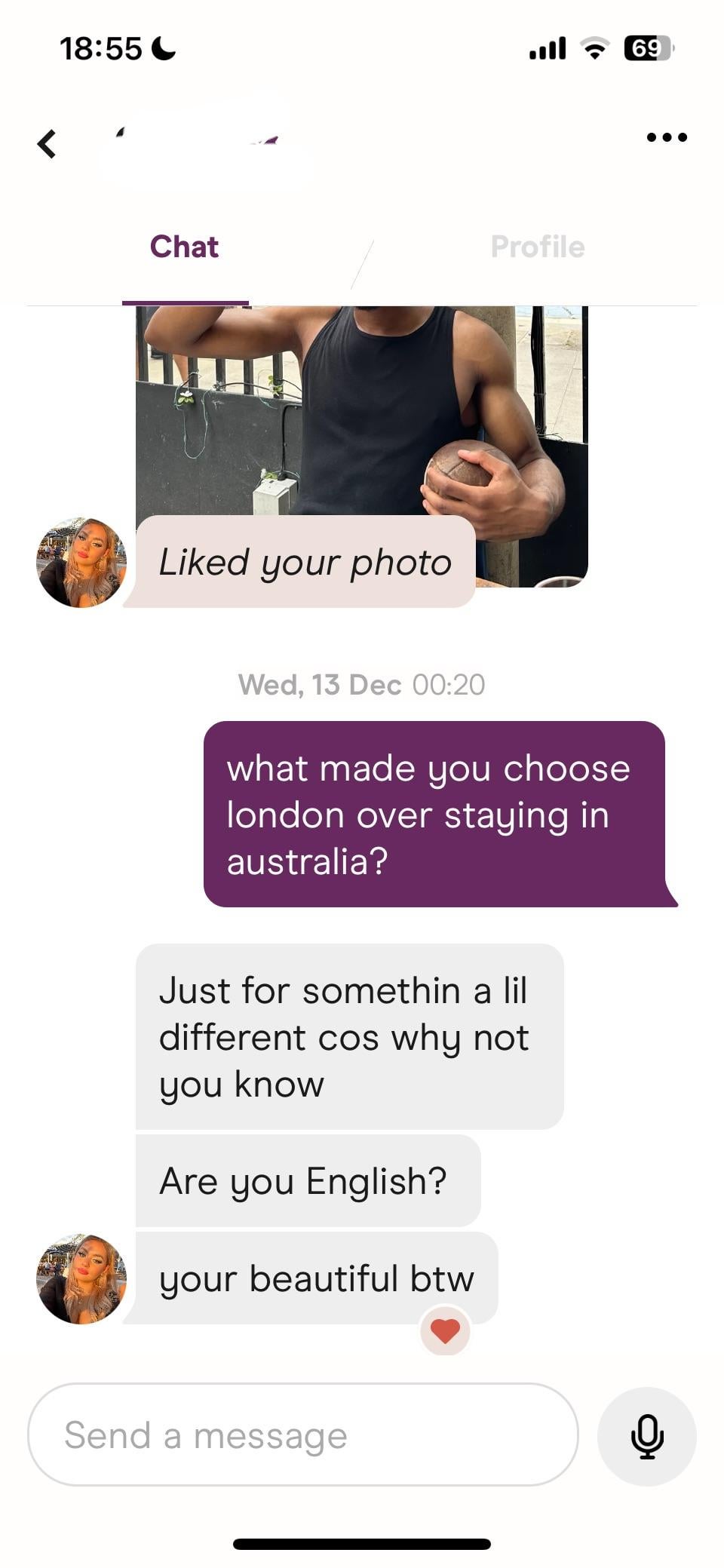 Am i being rizzed up chat v0 zso1atsp328c1