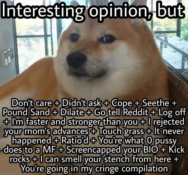 Interesting opinion but