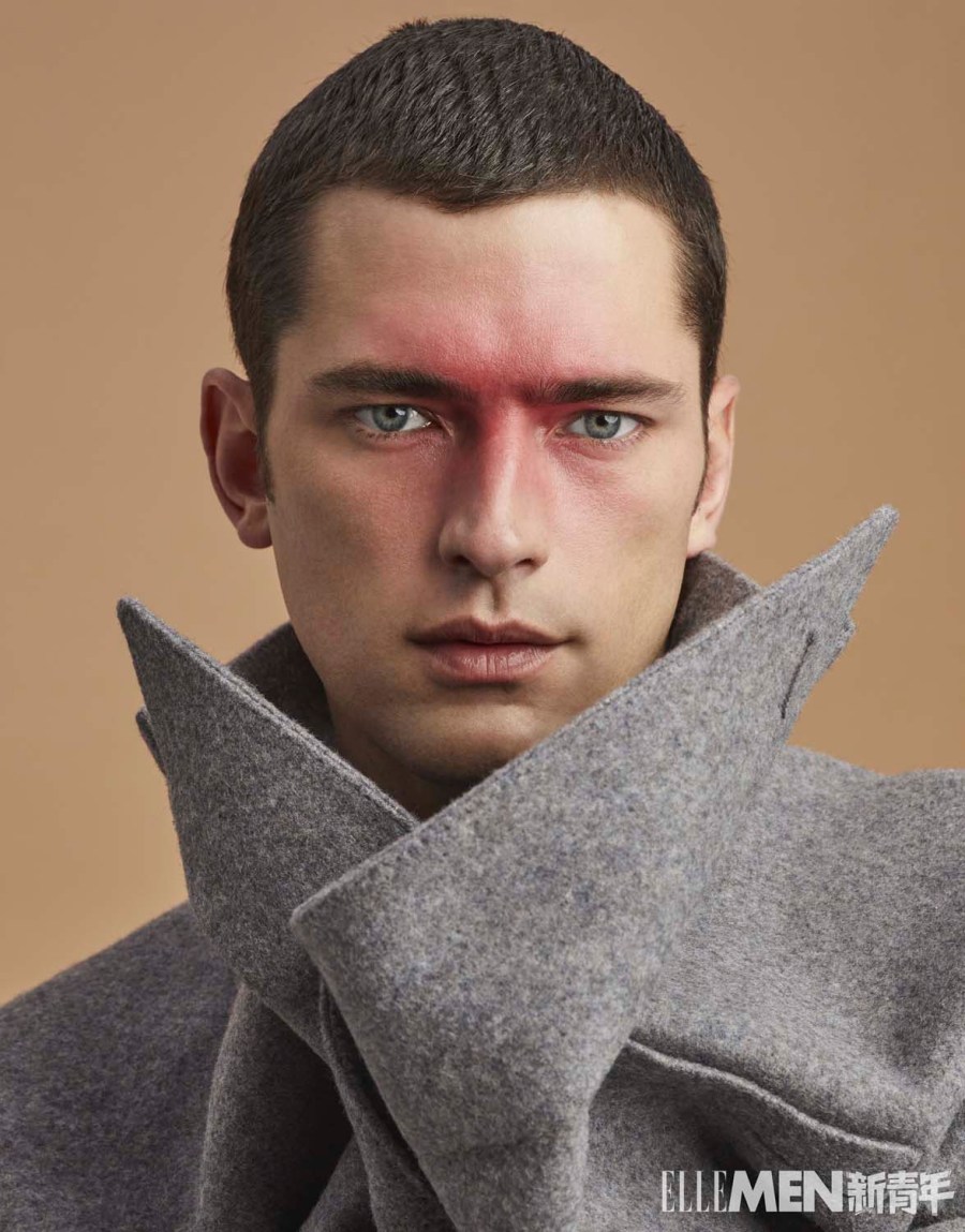 Top Model Sean OPry for ELLE Men China 2023 Editorial1