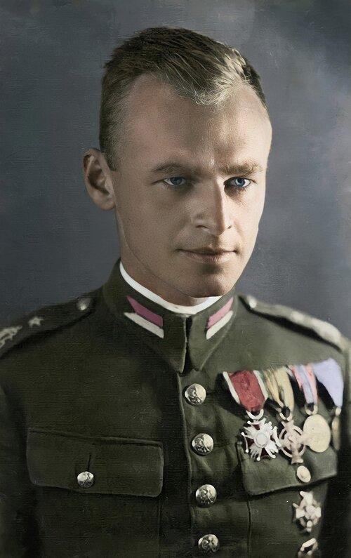 Witold Pilecki in color