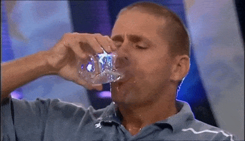 Drinking water icegif