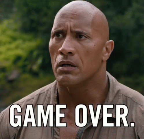 Game over dwayne johnson