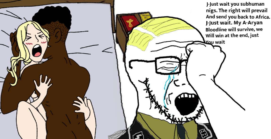 Racist incel meme