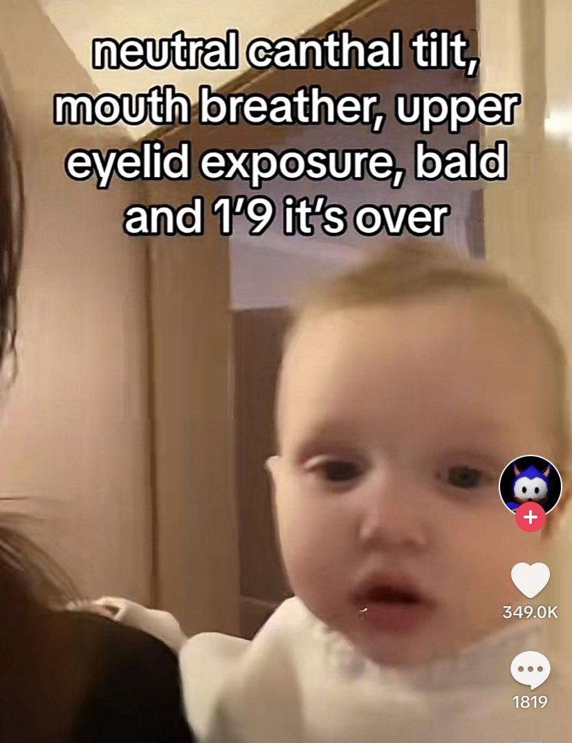 Newborn face