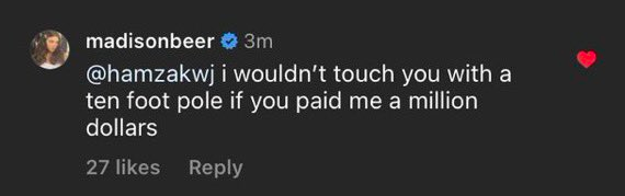 Screenshot 2024 01 14 at 06 21 15 Madison Beer obliterates currycel