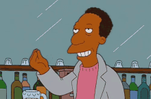 The simpsons italian sign