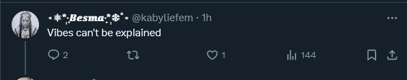 Screenshot 2024 01 27 at 16 46 31 abrader on X Slatzism What are his vibes What hits your met