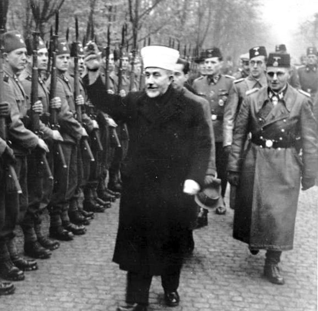 Amin al Husseini bei bosnischen SS Freiwilligen