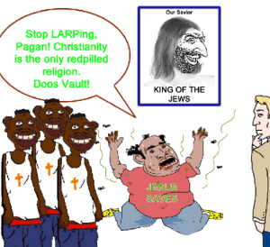 Thumb our savlor stop larping pagan christianity is the only redpilled 53969466