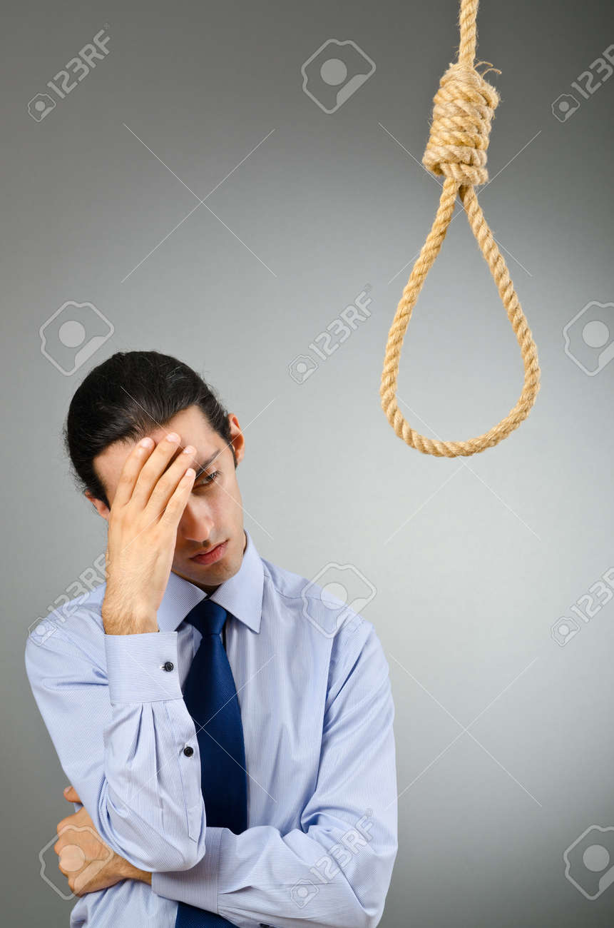 10866263 businessman with thoughts of suicide