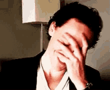 Face palm laugh