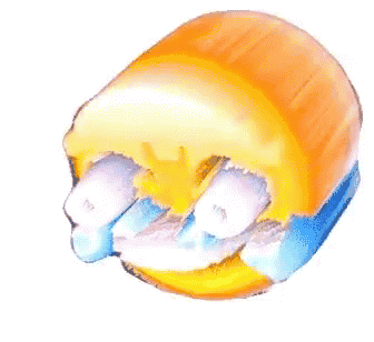 Laughing with eyes open