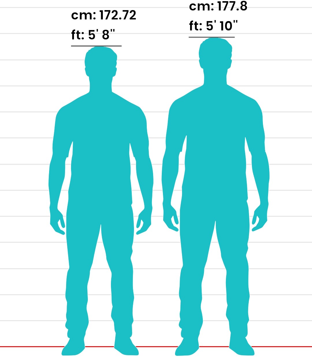 Height classifications | for any country | Looksmax - Men's Self ...