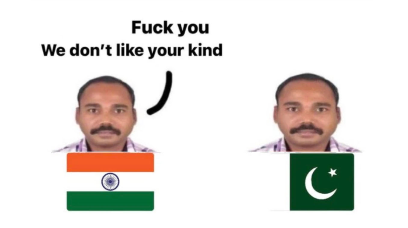 We dont like ur kind