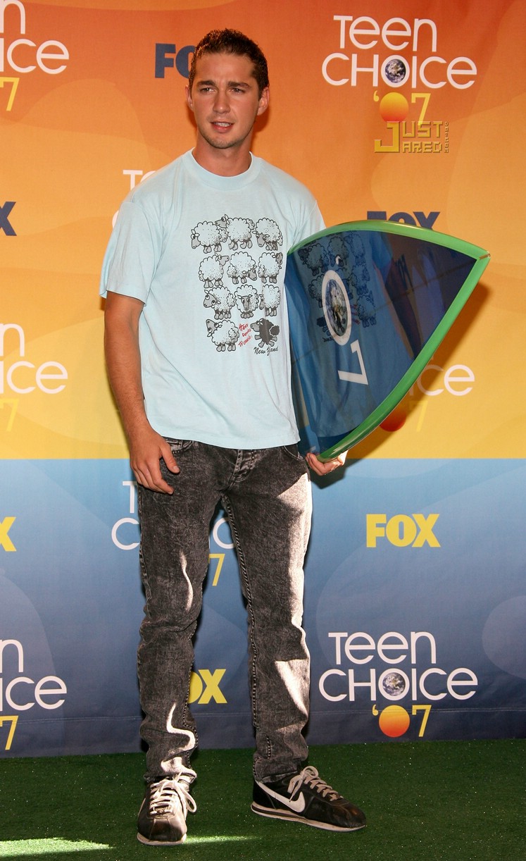Shia labeouf teen choice awards 2007 03