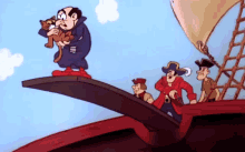 Gargamel walk the plank