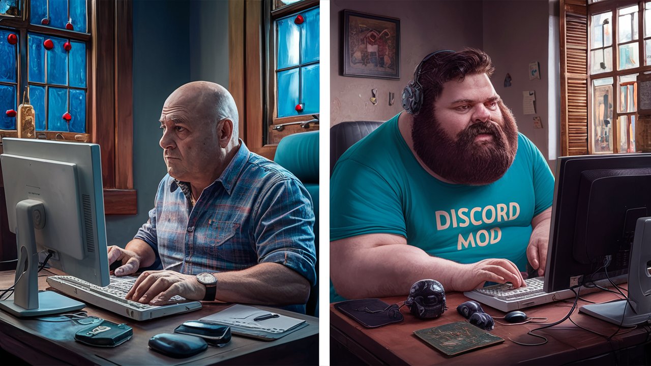 Split screen two people typing on computers one is c8YOy9MFTwCHqoGVAsbcng PZ4PgAG0QdCZDeiFl5Q