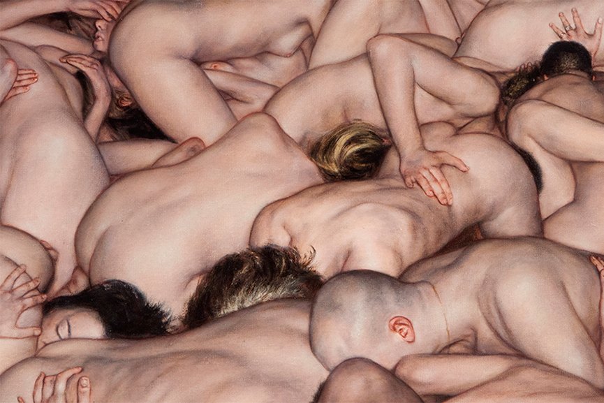 Dan Witz A Small Orgy detail
