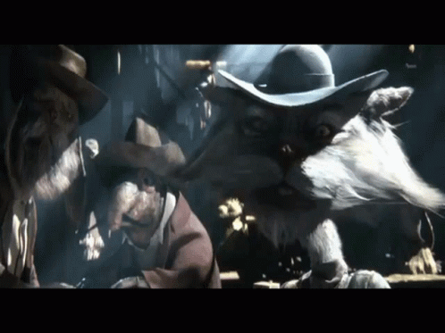 Rango laughing