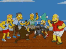 Simpsons monkey fight