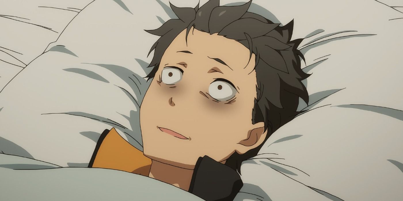Re zero subaru in bed
