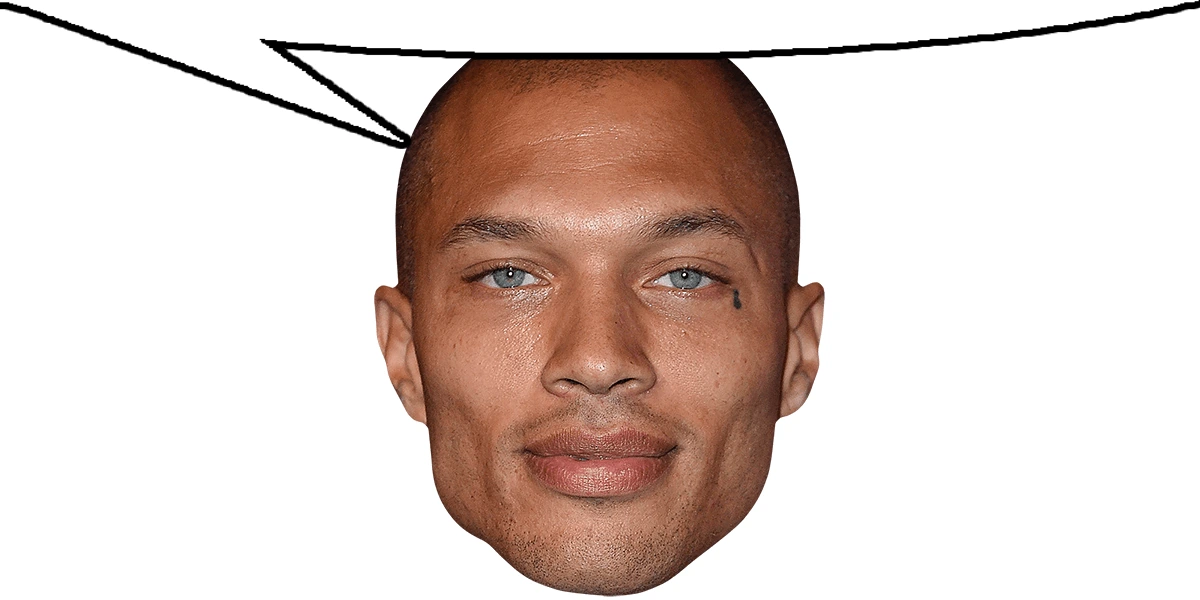 Speechmemified jeremy meeks smirk celebrity mask