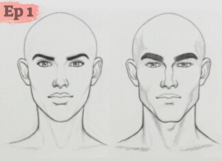4184008 Ep 1 How to draw masculine and feminine facial features 324x235