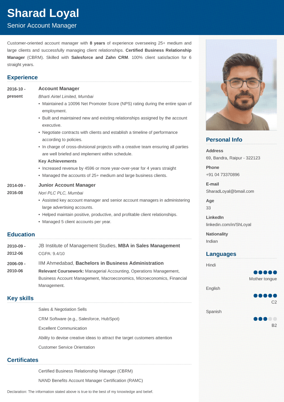 India resumelab cv templates cubic3x