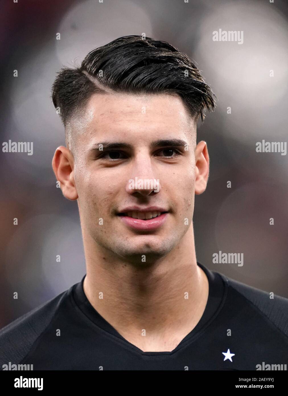 Red bull salzburgs dominik szoboszlai during the uefa champions league match at the red bull a