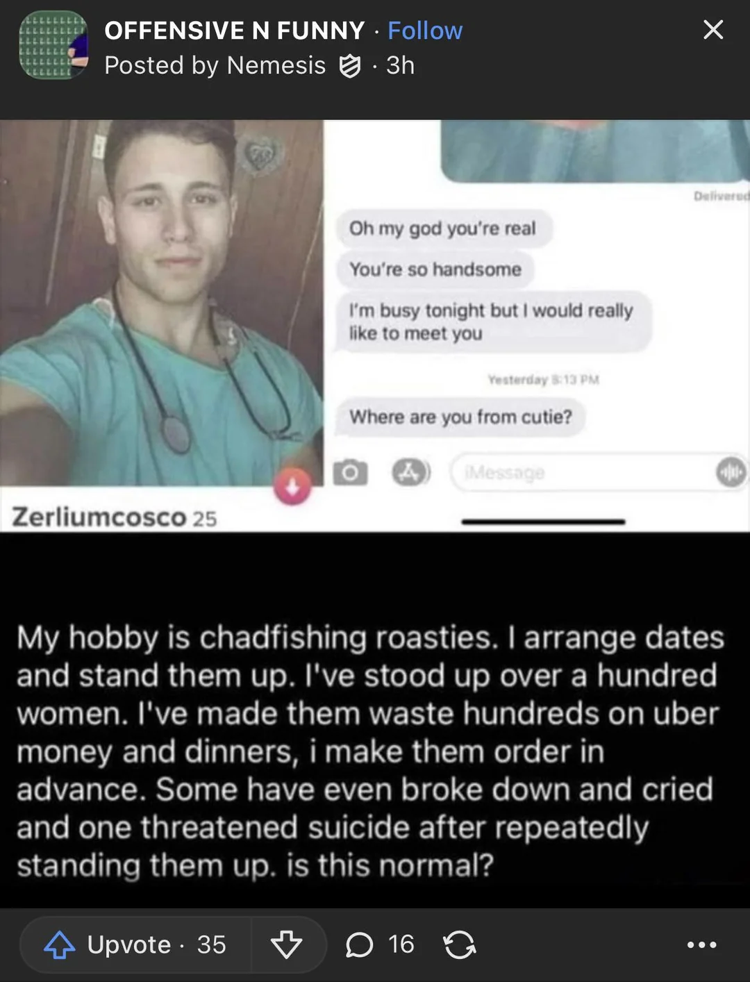 So edgy and real totally you didnt make up in your head v0 foxmbvtlmwhd1