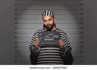 Prisoner mugshot letter board police 260nw 2096079067