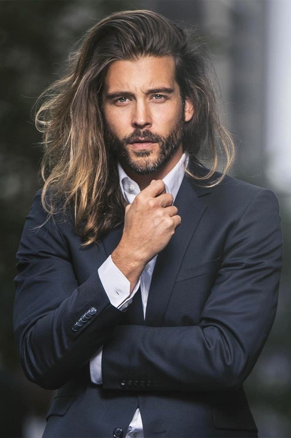 Ways to Style Long Hair for Men Messy Casual