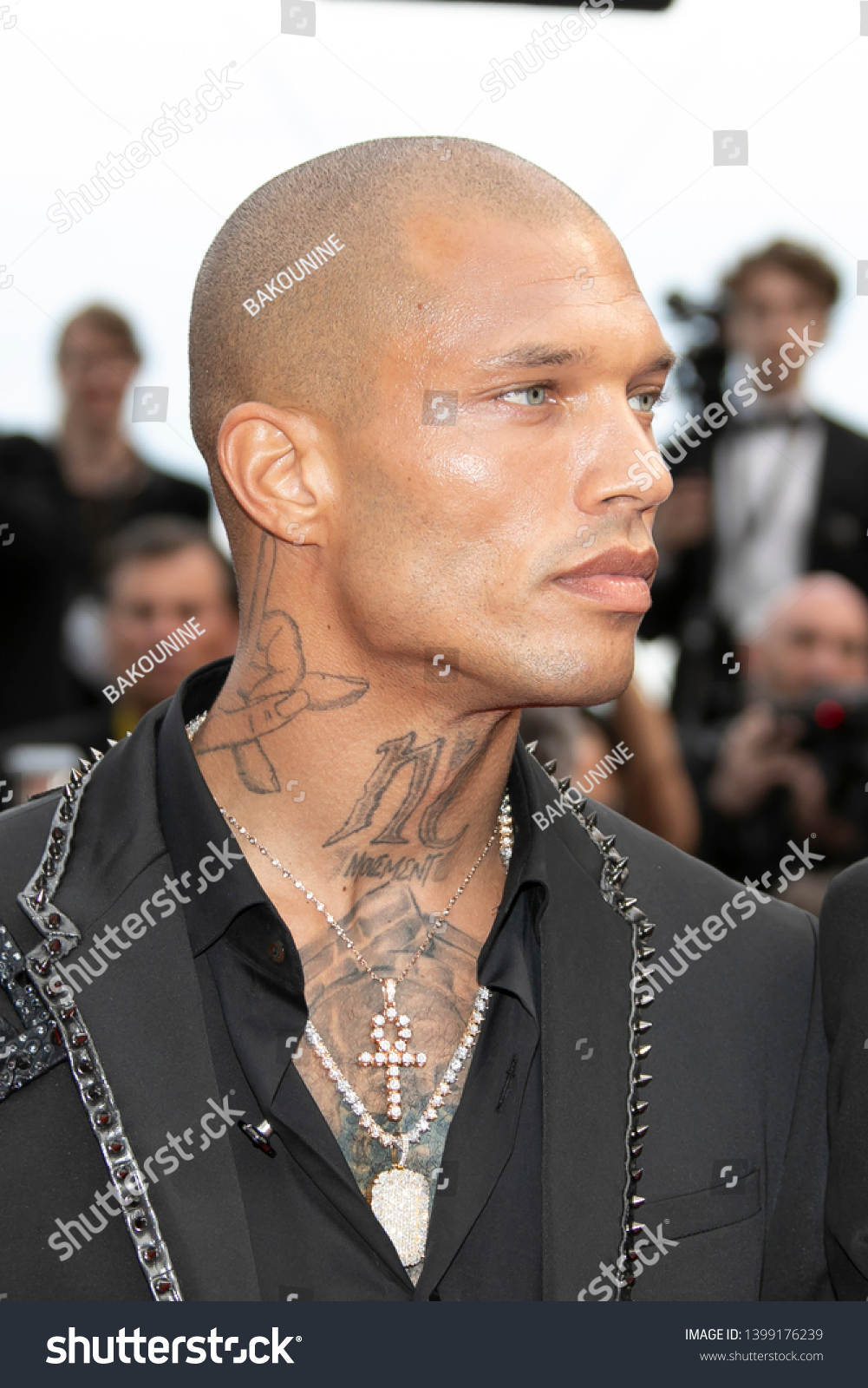 Stock photo cannes france may jeremy meeks attends the opening ceremony and screening of the d