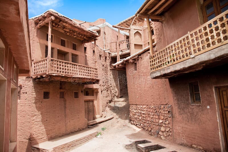 Ancient building village abyaneh iran 25620565