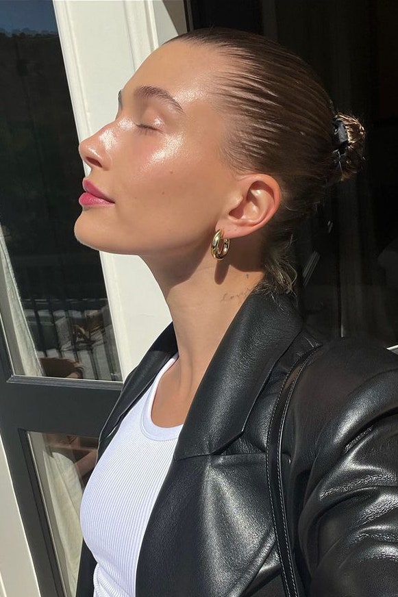 Hailey beiber skin beauty british vogue