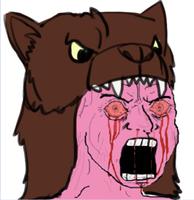 Pink wojak eaten bear thumbnail