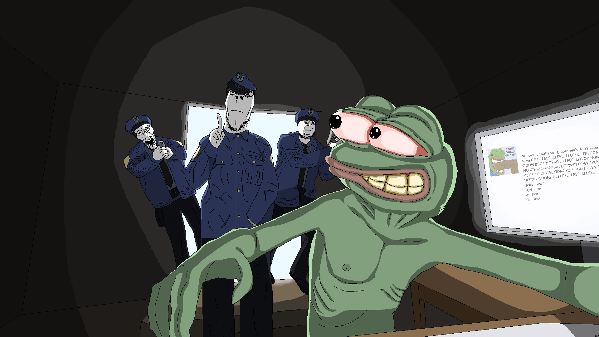 Police frog jak