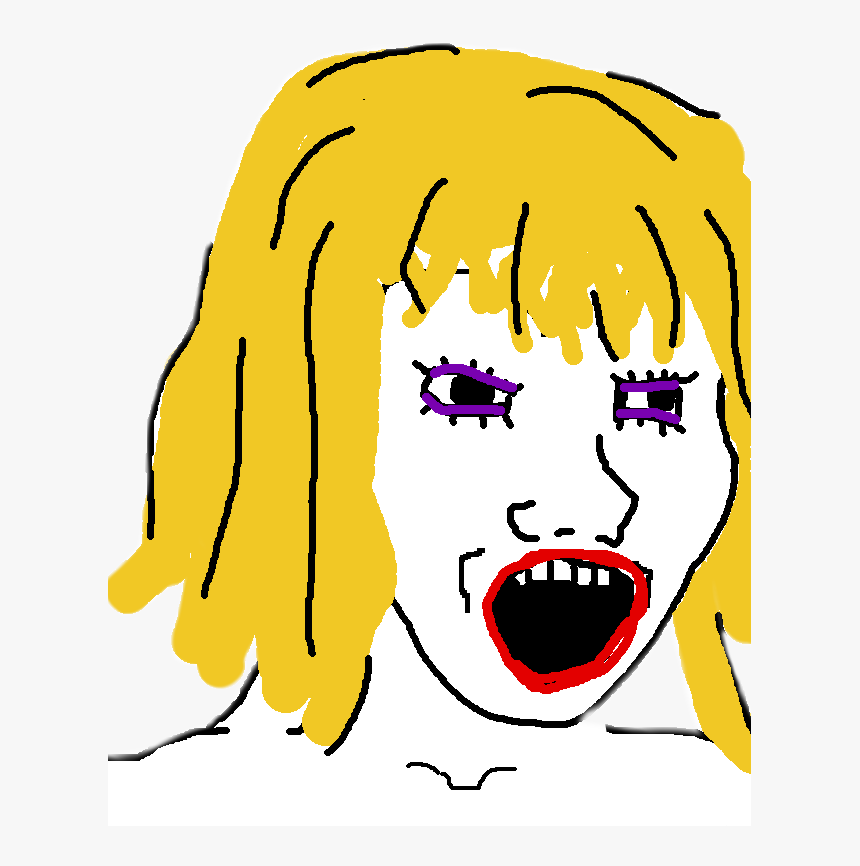 296 2965658 wojak girl soy soy wojak female hd png