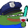 Crowm lady pepe the frog