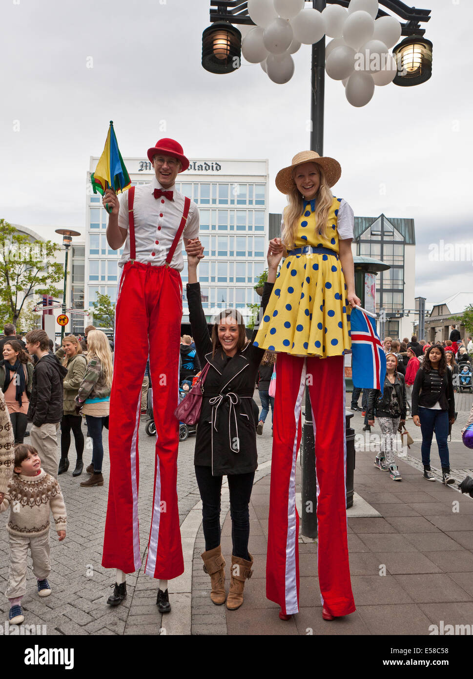 Celebrating icelands independence day june 17th reykjavik iceland E58C58