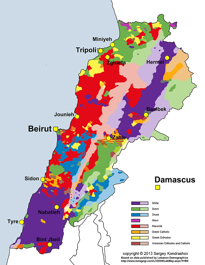 Liban religions