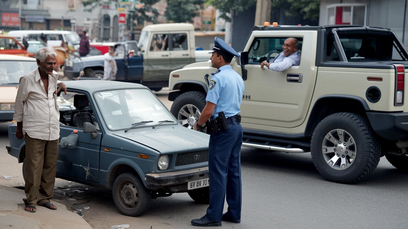 A photo of an indian cop talking to a poor man who NZfOh1 GTmqoFZMwSo4v Q nhLAaOruRDCiaVV3ZEs