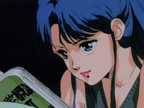 Gunbuster blue hair