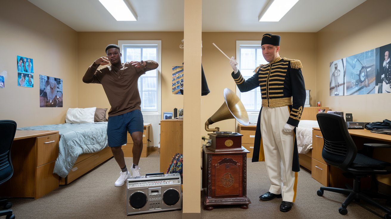 A photo of a college dormitory with two rooms sepa eMuhil65RtGu8XrEFBs4Eg w8WUPxA4SSOjyzP4bQE