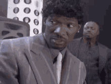 Black man laugh